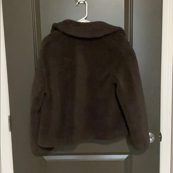 Zara Dark Brown Teddy Jacket - Picture 2 of 2